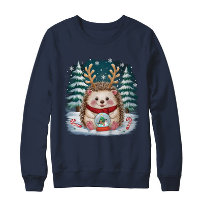 Cute Hedgehog Reindeer Christmas Xmas Men Women Kids Shirt & Sweatshirt | teecentury