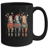 Cute Horses Santa Hat Ugly Christmas Xmas Horse Lover Mug | teecentury