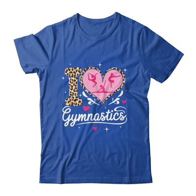 Cute I Love Gymnastics Leopard Print Women Girls Gymnast Shirt & Tank Top | teecentury