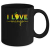 Cute I Love Mango Summer Fruit Mango Lover For Men Women Mug | teecentury