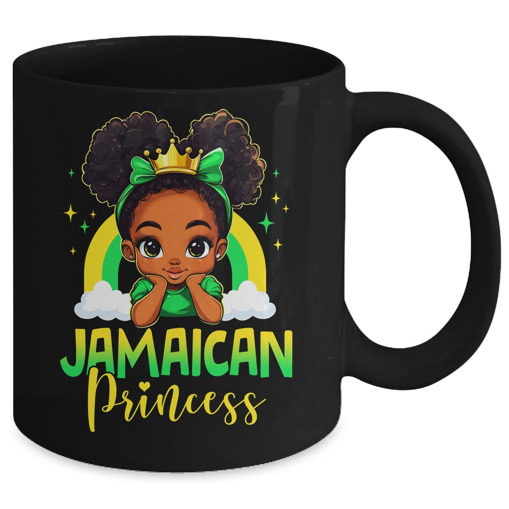 Cute Jamaica Lover Jamaican Princess Birthday Girl Kids Mug | teecentury