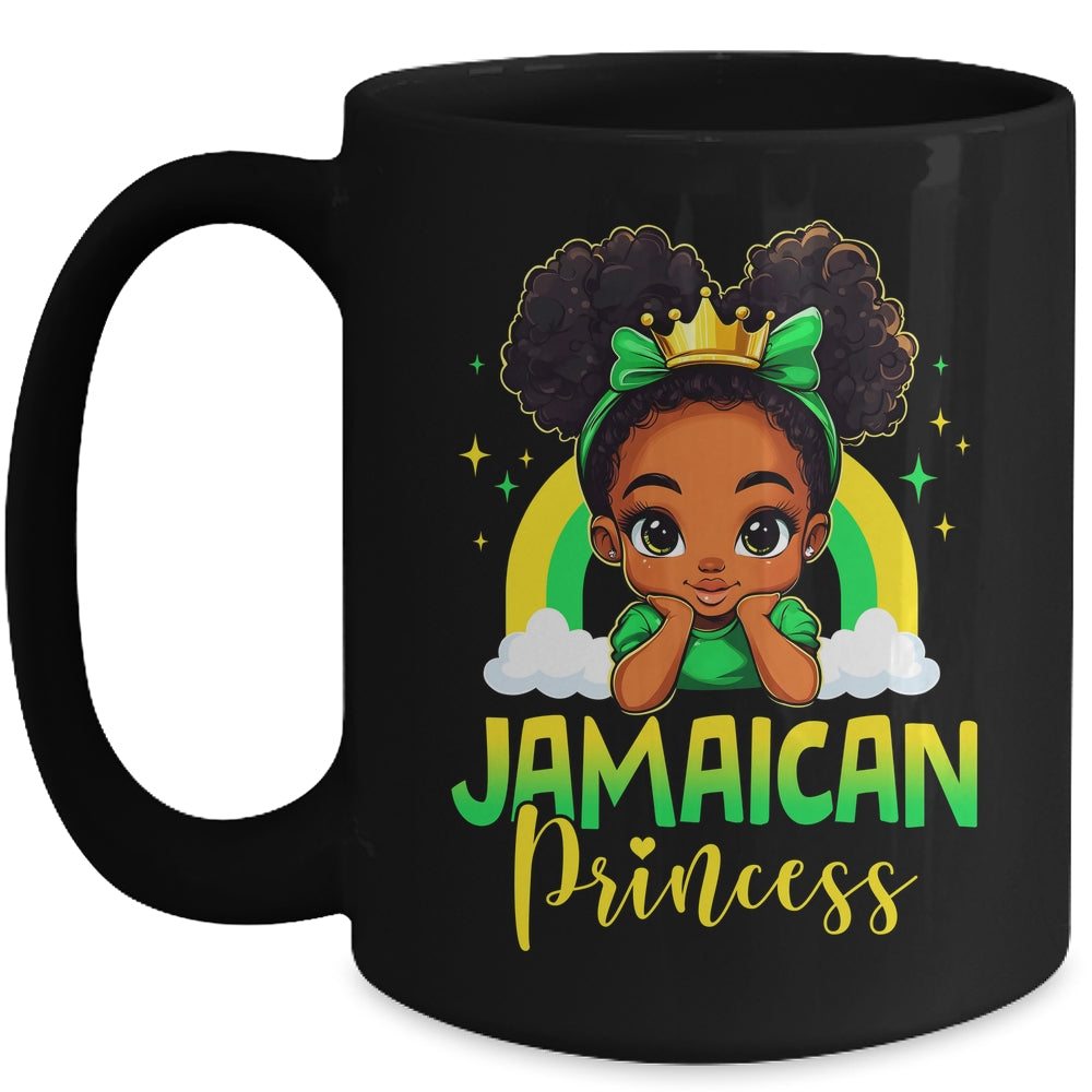 Cute Jamaica Lover Jamaican Princess Birthday Girl Kids Mug | teecentury