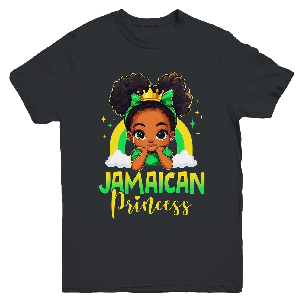 Cute Jamaica Lover Jamaican Princess Birthday Girl Kids Youth Shirt | teecentury