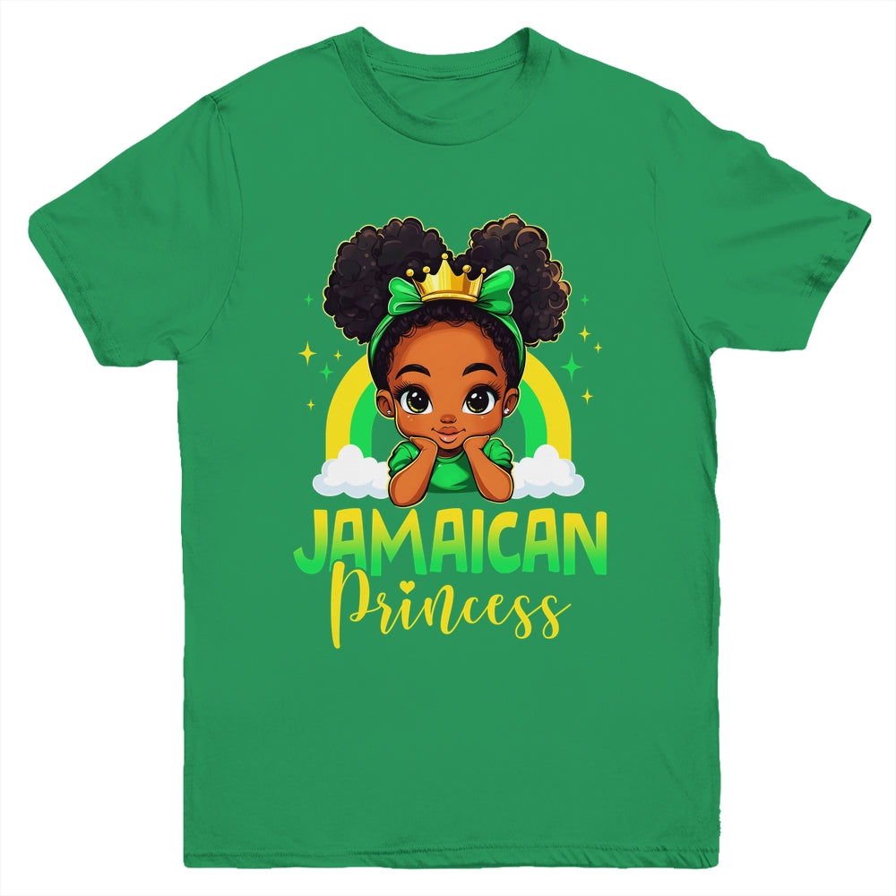 Cute Jamaica Lover Jamaican Princess Birthday Girl Kids Youth Shirt | teecentury
