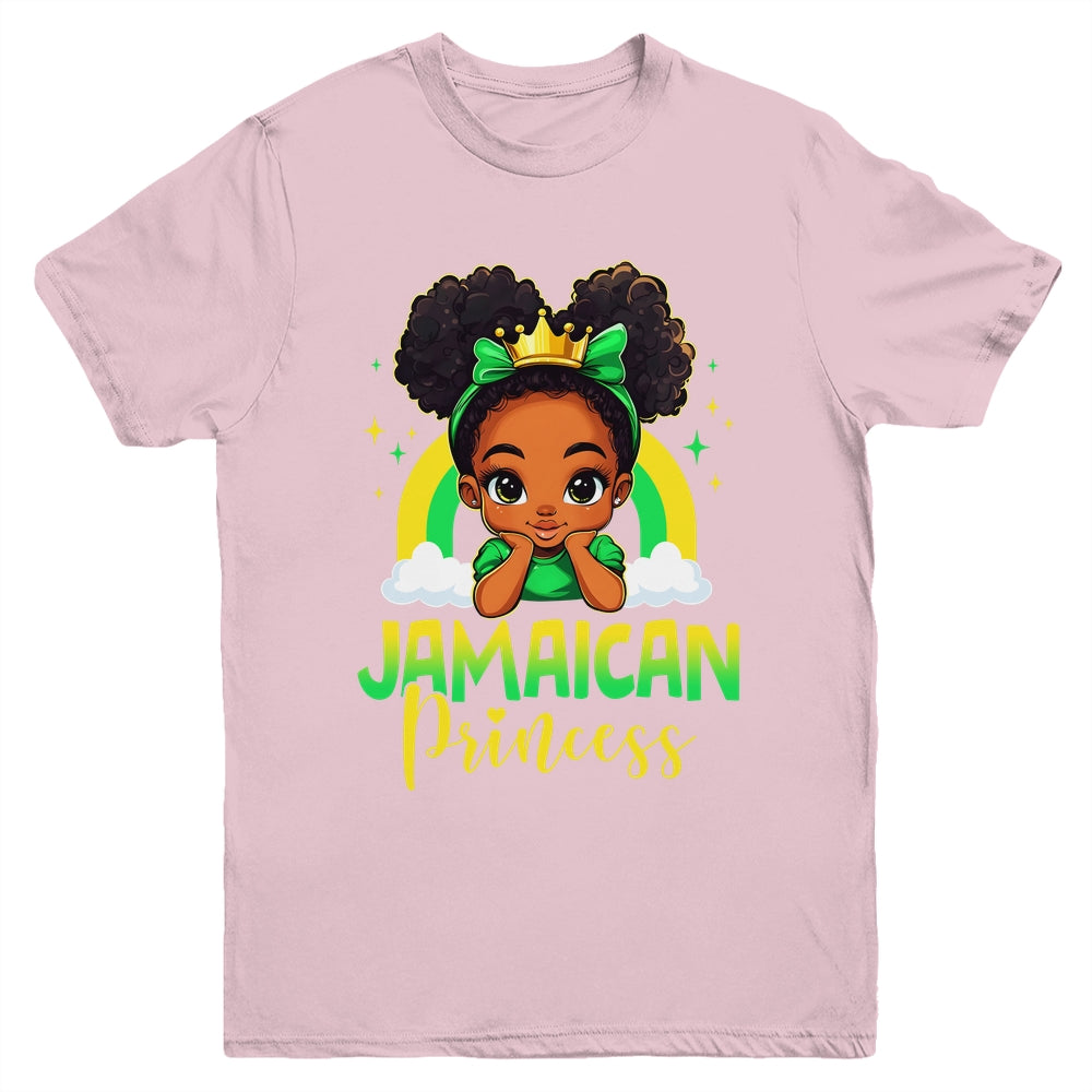 Cute Jamaica Lover Jamaican Princess Birthday Girl Kids Youth Shirt | teecentury