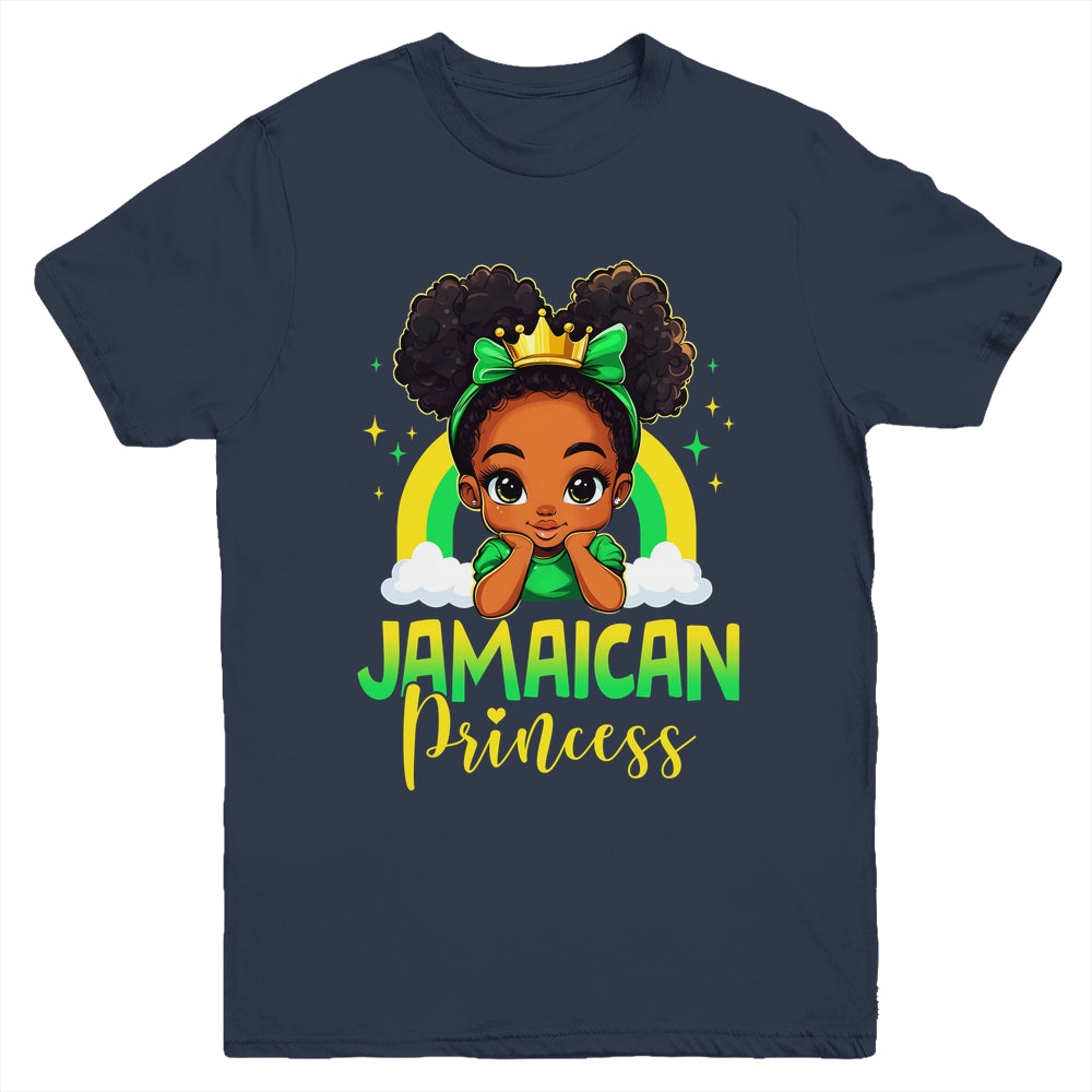 Cute Jamaica Lover Jamaican Princess Birthday Girl Kids Youth Shirt | teecentury