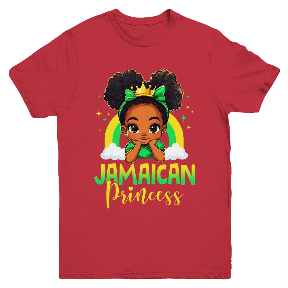 Cute Jamaica Lover Jamaican Princess Birthday Girl Kids Youth Shirt | teecentury
