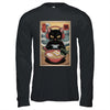 Cute Kawaii Gamer Cat Funny Ramen Retro Japanese Cat Gaming Shirt & Hoodie | teecentury