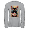 Cute Kawaii Gamer Cat Funny Ramen Retro Japanese Cat Gaming Shirt & Hoodie | teecentury