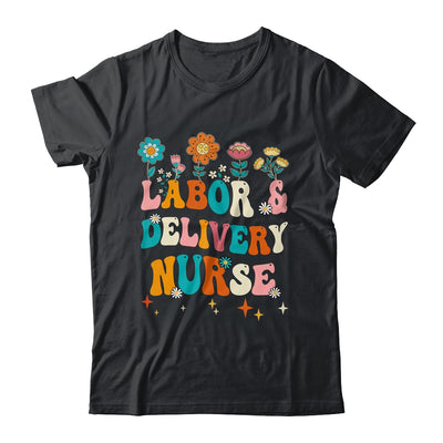 Cute Labor And Delivery Nurse For Women L&D Groovy Shirt & Hoodie | teecentury