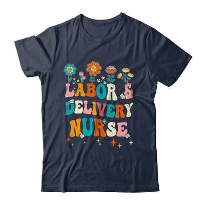 Cute Labor And Delivery Nurse For Women L&D Groovy Shirt & Hoodie | teecentury