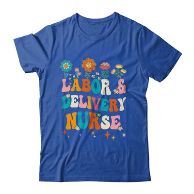 Cute Labor And Delivery Nurse For Women L&D Groovy Shirt & Hoodie | teecentury