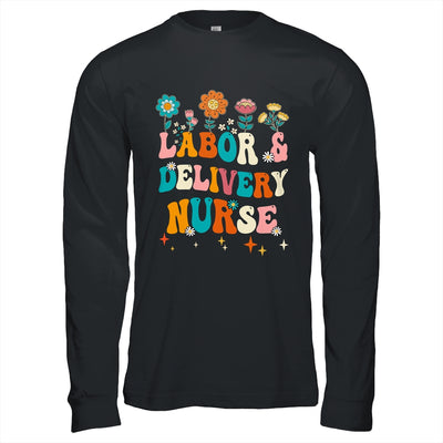 Cute Labor And Delivery Nurse For Women L&D Groovy Shirt & Hoodie | teecentury