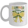 Cute Lemon Tropical Fruits Coquette Bow Summer Vibes Girl Mug | teecentury