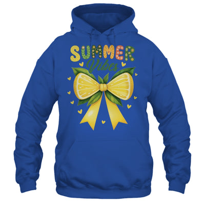 Cute Lemon Tropical Fruits Coquette Bow Summer Vibes Girl Shirt & Tank Top | teecentury