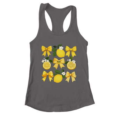 Cute Lemon Tropical Fruits Coquette Bows Summer Girl Women Shirt & Tank Top | teecentury
