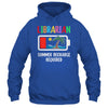Cute Librarian Summer Recharge Required Last Day Of School Shirt & Tank Top | teecentury