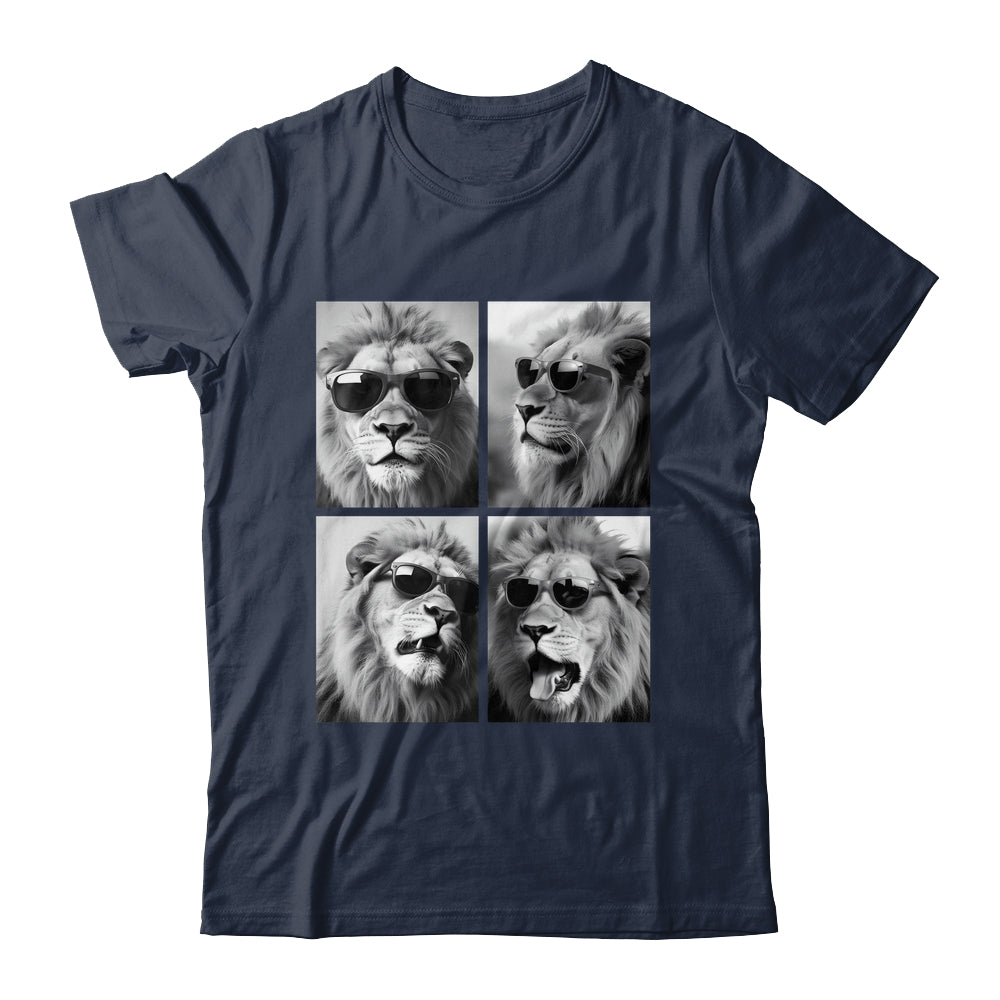 Cute Lions With Sunglasses Cool Lion Animals Funny Photo Shirt & Hoodie | teecentury