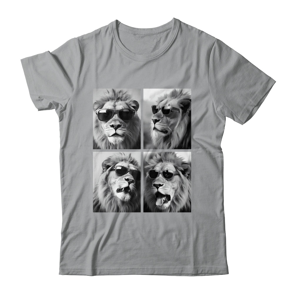 Cute Lions With Sunglasses Cool Lion Animals Funny Photo Shirt & Hoodie | teecentury