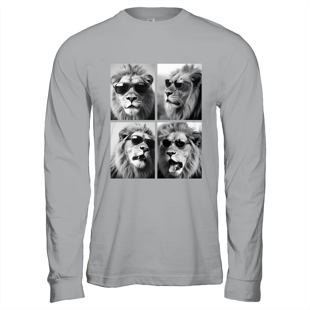 Cute Lions With Sunglasses Cool Lion Animals Funny Photo Shirt & Hoodie | teecentury