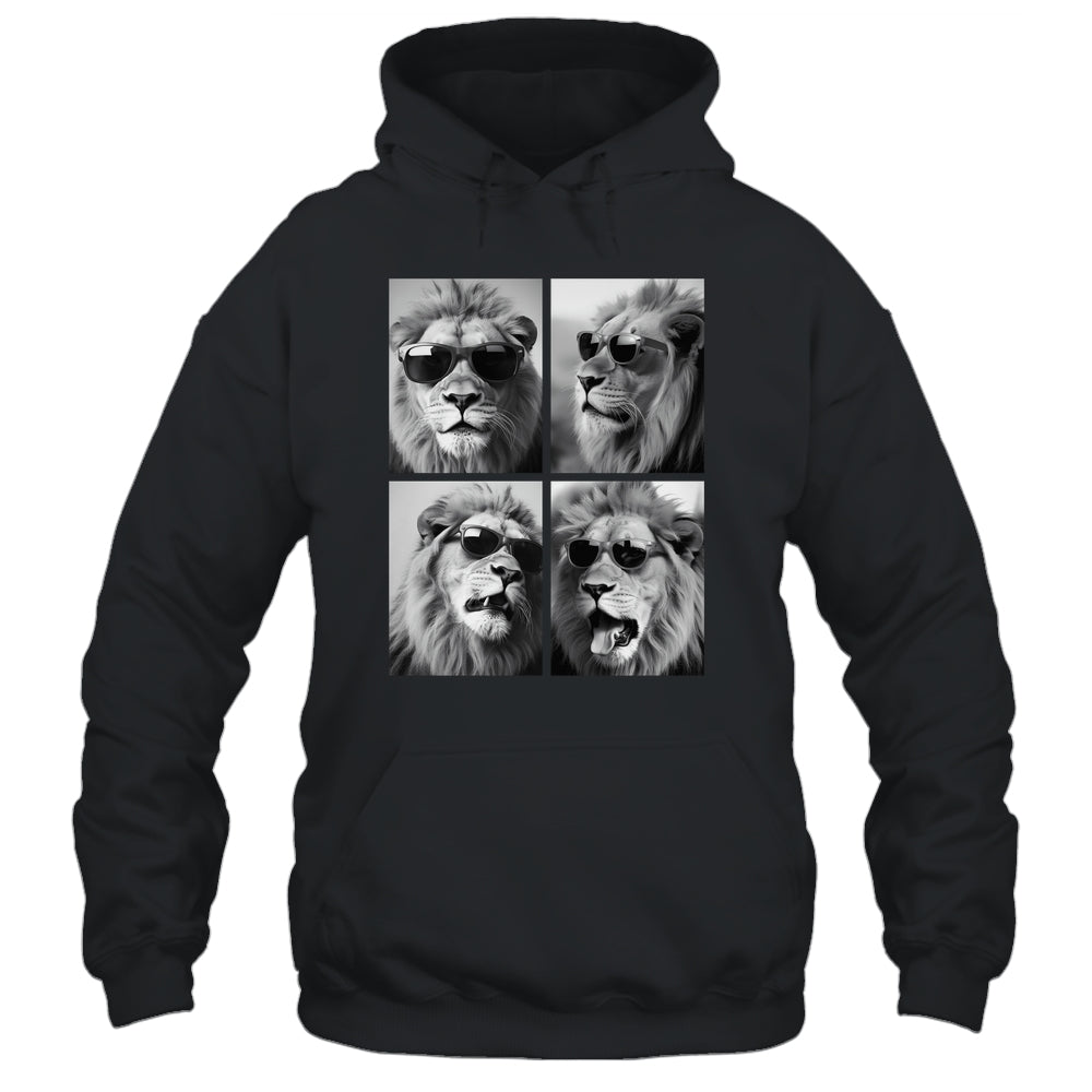 Cute Lions With Sunglasses Cool Lion Animals Funny Photo Shirt & Hoodie | teecentury