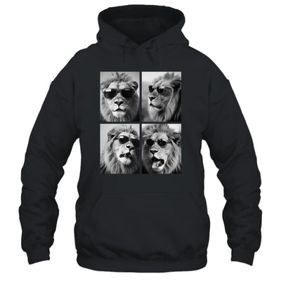 Cute Lions With Sunglasses Cool Lion Animals Funny Photo Shirt & Hoodie | teecentury