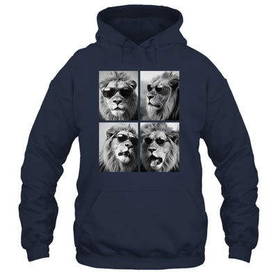 Cute Lions With Sunglasses Cool Lion Animals Funny Photo Shirt & Hoodie | teecentury