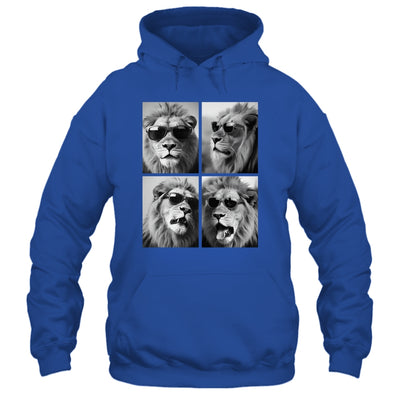 Cute Lions With Sunglasses Cool Lion Animals Funny Photo Shirt & Hoodie | teecentury