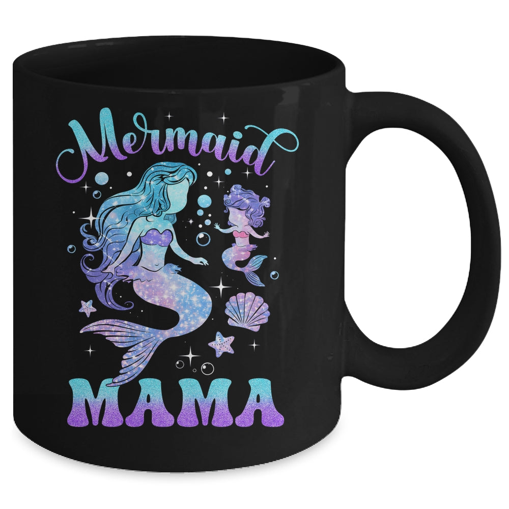 Cute Mermaid Mama Mermaid Mom Mommy Happy Mothers Day Women Mug | teecentury