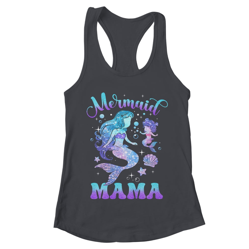 Cute Mermaid Mama Mermaid Mom Mommy Happy Mothers Day Women Shirt & Tank Top | teecentury