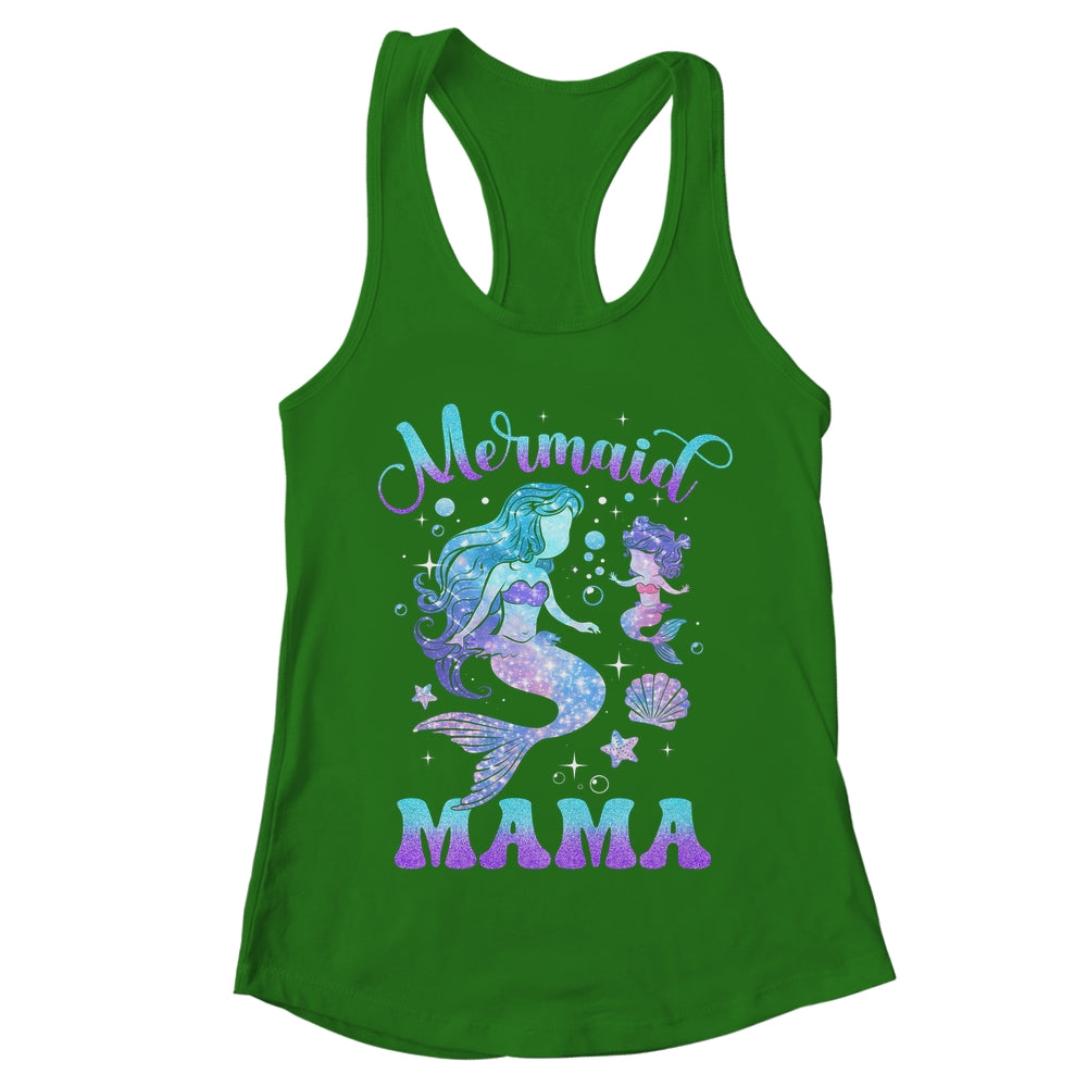 Cute Mermaid Mama Mermaid Mom Mommy Happy Mothers Day Women Shirt & Tank Top | teecentury