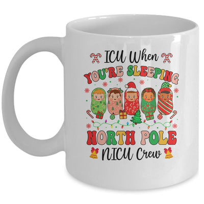 Cute NICU Crew Christmas Pediatric Nurse Healthcare Workers Mug | teecentury