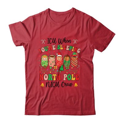 Cute NICU Crew Christmas Pediatric Nurse Healthcare Workers Shirt & Sweatshirt | teecentury