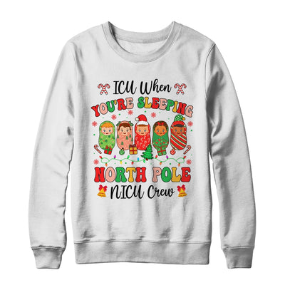 Cute NICU Crew Christmas Pediatric Nurse Healthcare Workers Shirt & Sweatshirt | teecentury