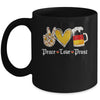 Cute Oktoberfest Costume Peace Love Prost Prost Oktoberfest Mug | teecentury