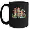 Cute Otter Christmas Funny Xmas Lights Animals Lover Mug | teecentury