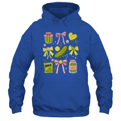 Cute Pickle Bow Funny Snack Pickle Lover Pink Coquette Shirt & Tank Top | teecentury
