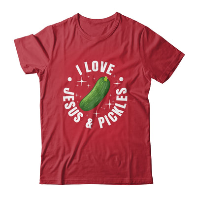 Cute Pickle Design For Men Women Kids Jesus Pickle Lovers Shirt & Tank Top | teecentury