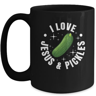 Cute Pickle Design For Men Women Kids Jesus Pickle Lovers Mug | teecentury