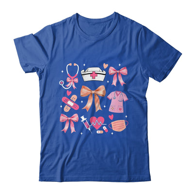 Cute Pink Coquette Bow Nurse Life Nursing Design For Women Shirt & Hoodie | teecentury