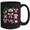 Cute Pink Coquette Bow Nurse Life Nursing Design For Women Mug | teecentury