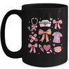 Cute Pink Coquette Bow Nurse Life Nursing Design For Women Mug | teecentury