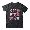 Cute Pink Coquette Bow Teeth Dentist Squad Dental Assistant Shirt & Hoodie | teecentury