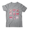 Cute Pink Coquette Bow Teeth Dentist Squad Dental Assistant Shirt & Hoodie | teecentury