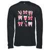 Cute Pink Coquette Bow Teeth Dentist Squad Dental Assistant Shirt & Hoodie | teecentury