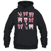 Cute Pink Coquette Bow Teeth Dentist Squad Dental Assistant Shirt & Hoodie | teecentury