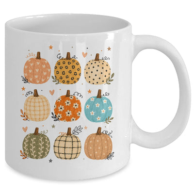 Cute Pumpkin Preppy Boho Fall Autumn Thanksgiving Coquette Mug | teecentury