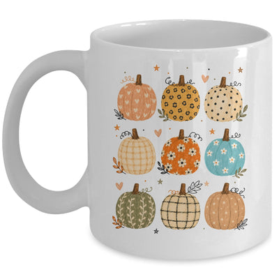 Cute Pumpkin Preppy Boho Fall Autumn Thanksgiving Coquette Mug | teecentury
