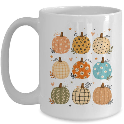 Cute Pumpkin Preppy Boho Fall Autumn Thanksgiving Coquette Mug | teecentury