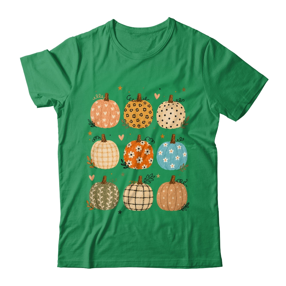 Cute Pumpkin Preppy Boho Fall Autumn Thanksgiving Coquette Shirt & Sweatshirt | teecentury